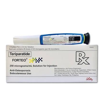 Forteo® teriparatide injection 20-mcg/2.24 mL (1 month)